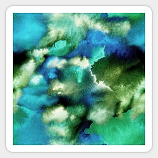 Watercolor landscape Sticker